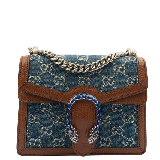 Gucci Cross Body Dionysus - Mini in Brown, Fabric — Front View