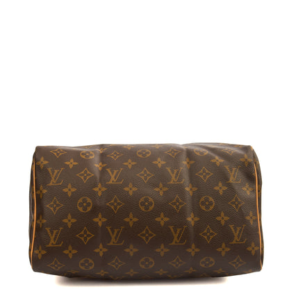 Louis Vuitton Tote Speedy 30 in Monogram, Canvas — Top View