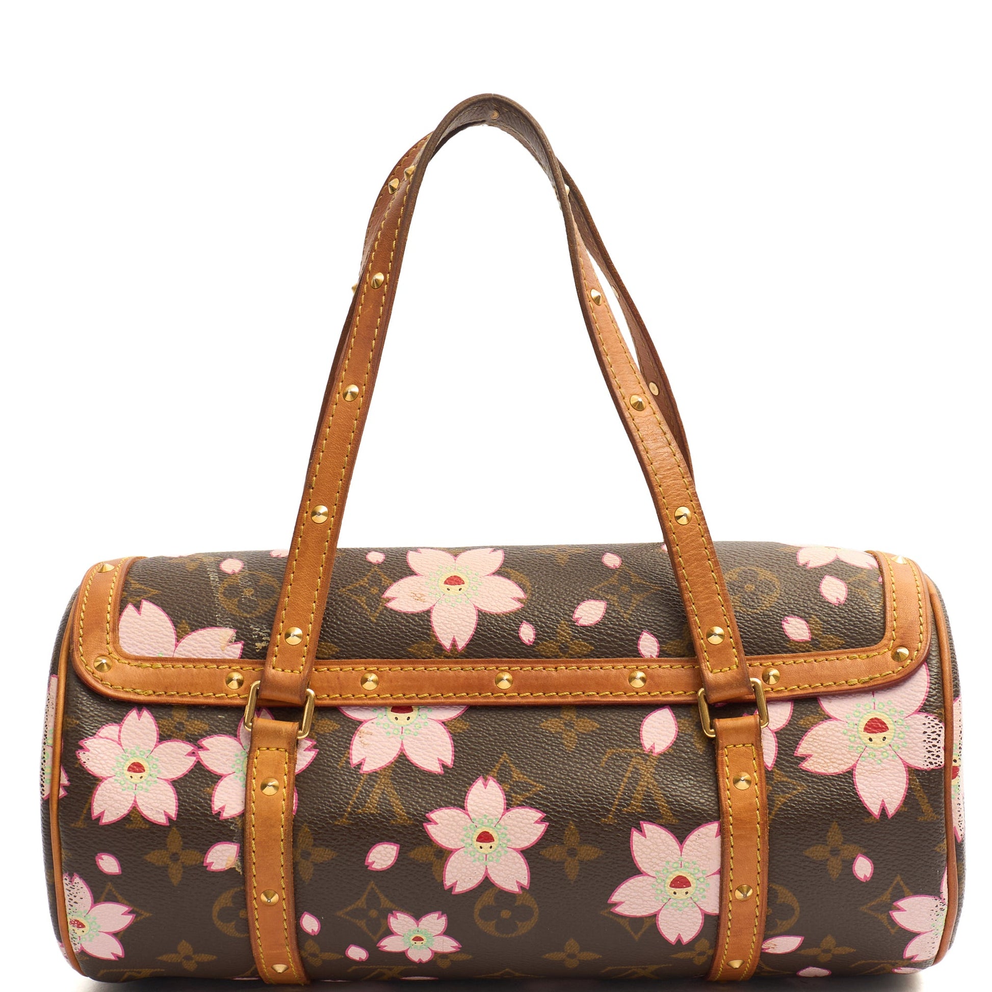 Louis Vuitton Shoulder Bag Papillon 30 in Monogram, Leather — Top View