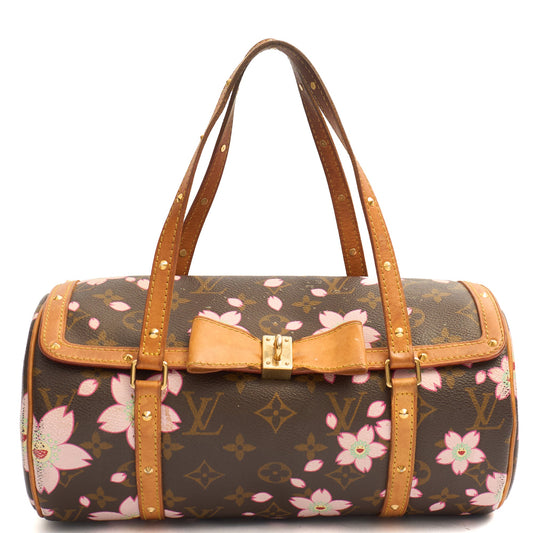 Louis Vuitton Shoulder Bag Papillon 30 in Monogram, Leather — Front View