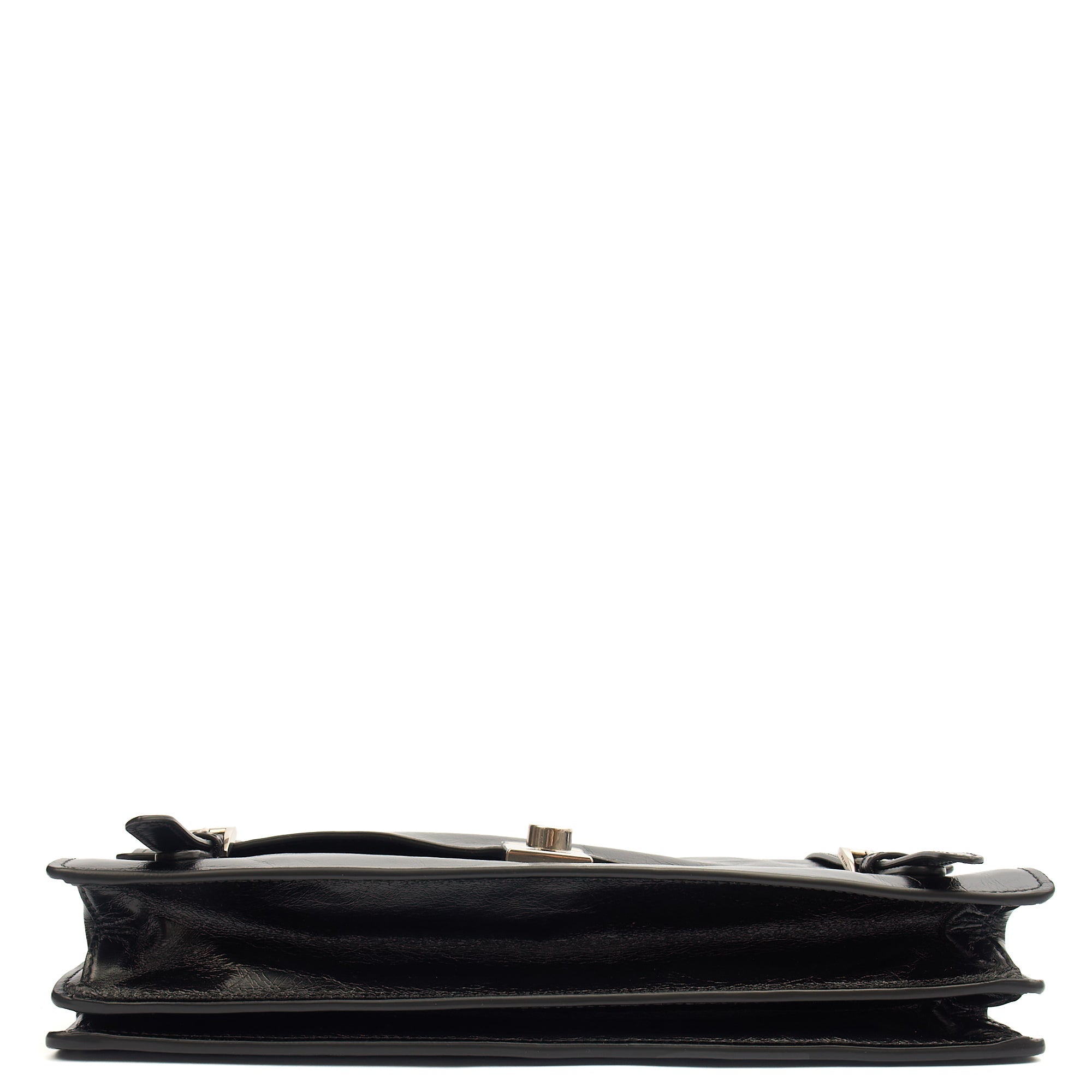 Prada Cross Body Saffiano Soft in Black, Leather — Alternate View 16