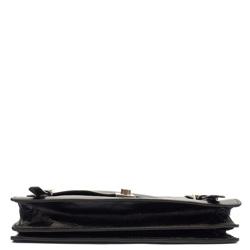Prada Cross Body Saffiano Soft in Black, Leather — Alternate View 10