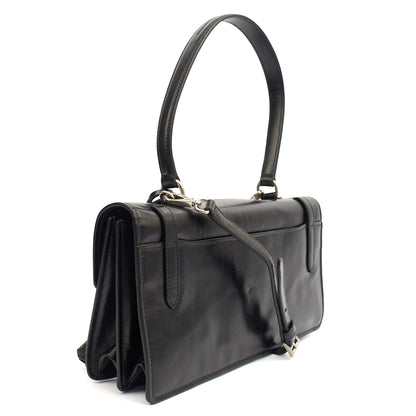 Prada Cross Body Saffiano Soft in Black, Leather — Alternate View 14