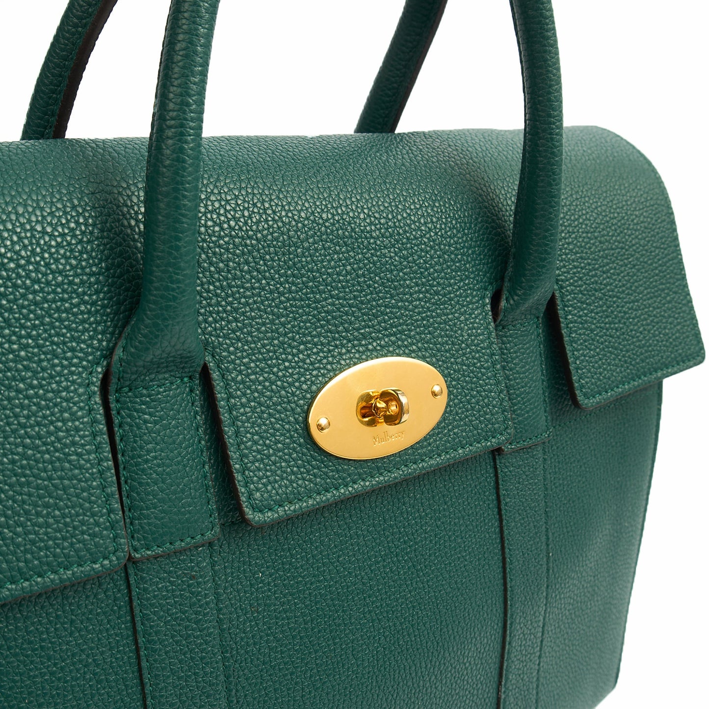 Mulberry Tote Bayswater with Strap in Ocean Green, Calfskin Leather — Lifestyle View