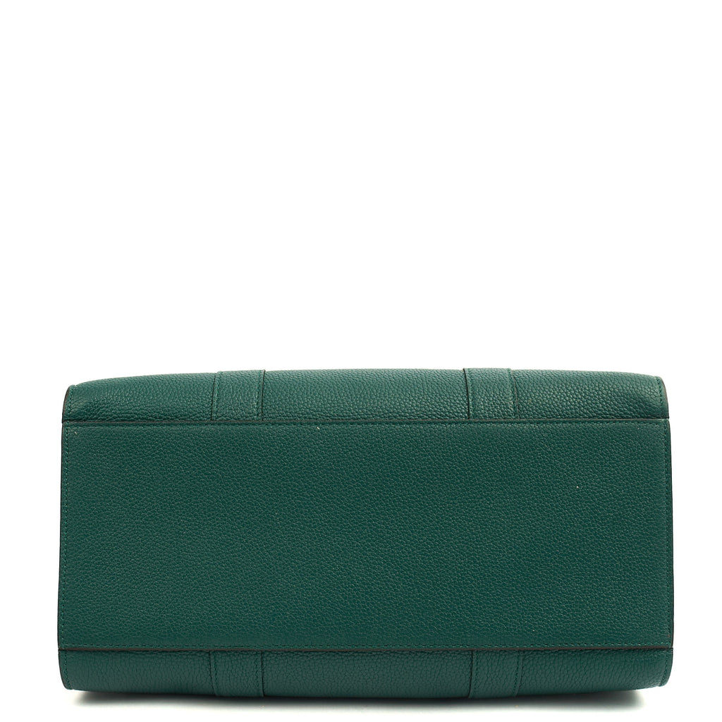Mulberry Tote Bayswater with Strap in Ocean Green, Calfskin Leather — Detail View