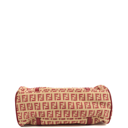Fendi Mini Bag Zucca Tote in Red, Canvas — Alternate View 16