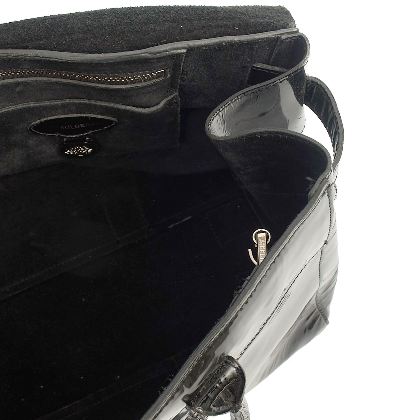 Mulberry Tote Bayswater Heritage in Black, Patent Leather — Alternate View 11