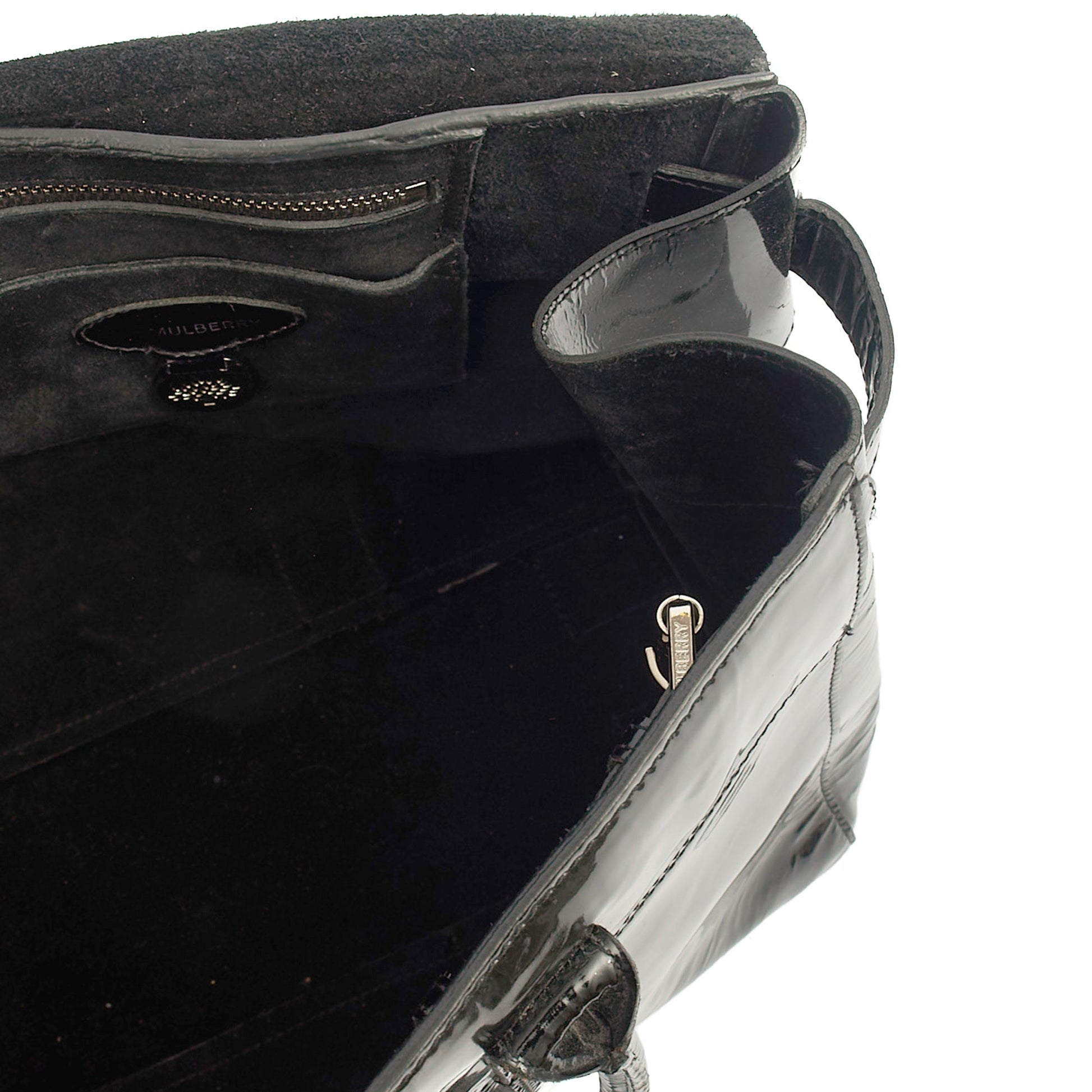 Mulberry Tote Bayswater Heritage in Black, Patent Leather — Alternate View 11