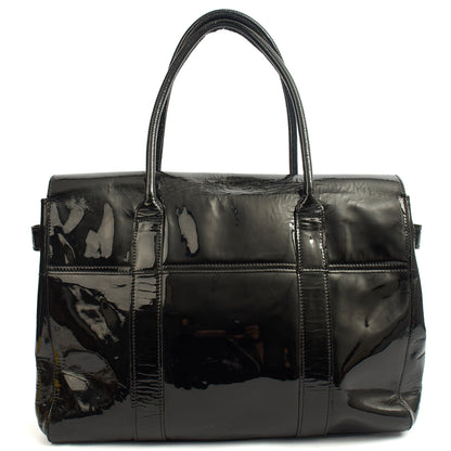 Mulberry Tote Bayswater Heritage in Black, Patent Leather — Alternate View 9