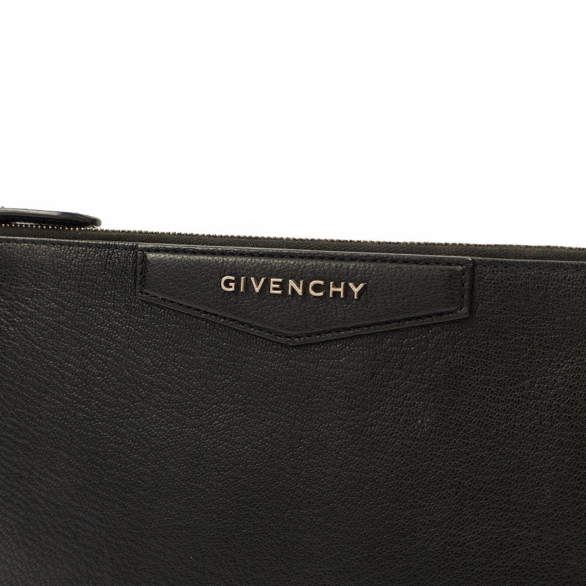 Givenchy Clutch Antigona Clutch in Black, Goat Skin — Lifestyle View
