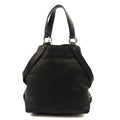 Saint Laurent Tote Tote in Black, Calfskin Leather — Front View