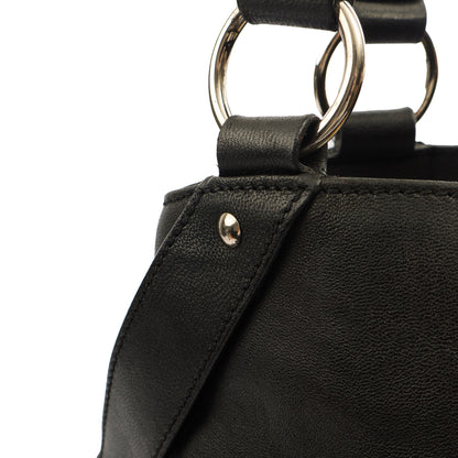 Saint Laurent Tote Tote in Black, Calfskin Leather — Alternate View 12