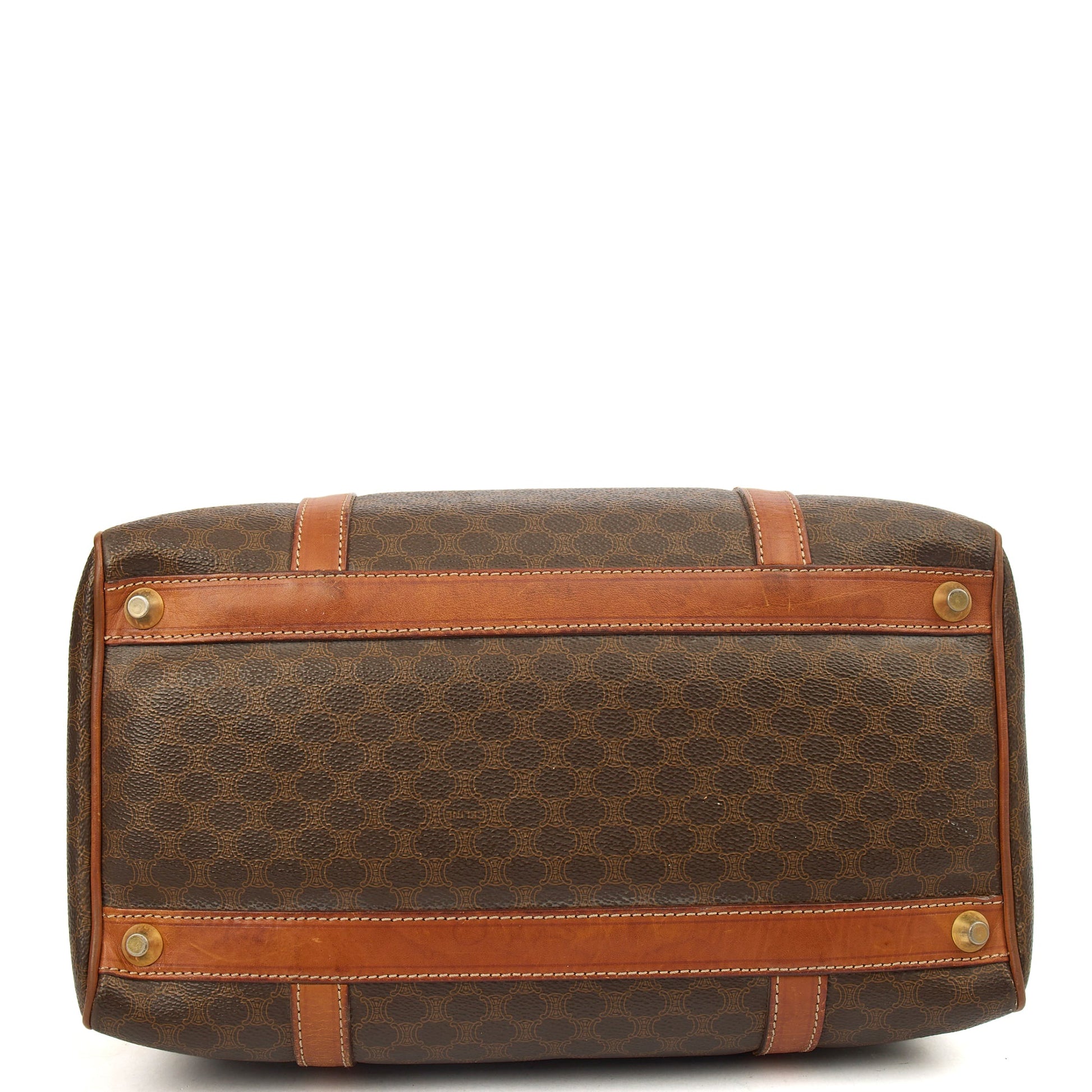 Celine Tote Boston in Brown, Leather — Detail View