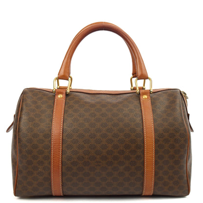 Celine Tote Boston in Brown, Leather — Top View