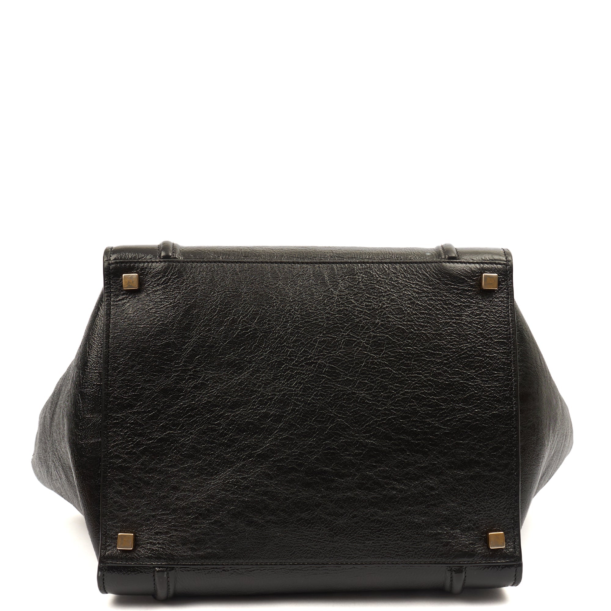 Celine Tote Luggage - Medium in Black, Patent Leather — Alternate View 12