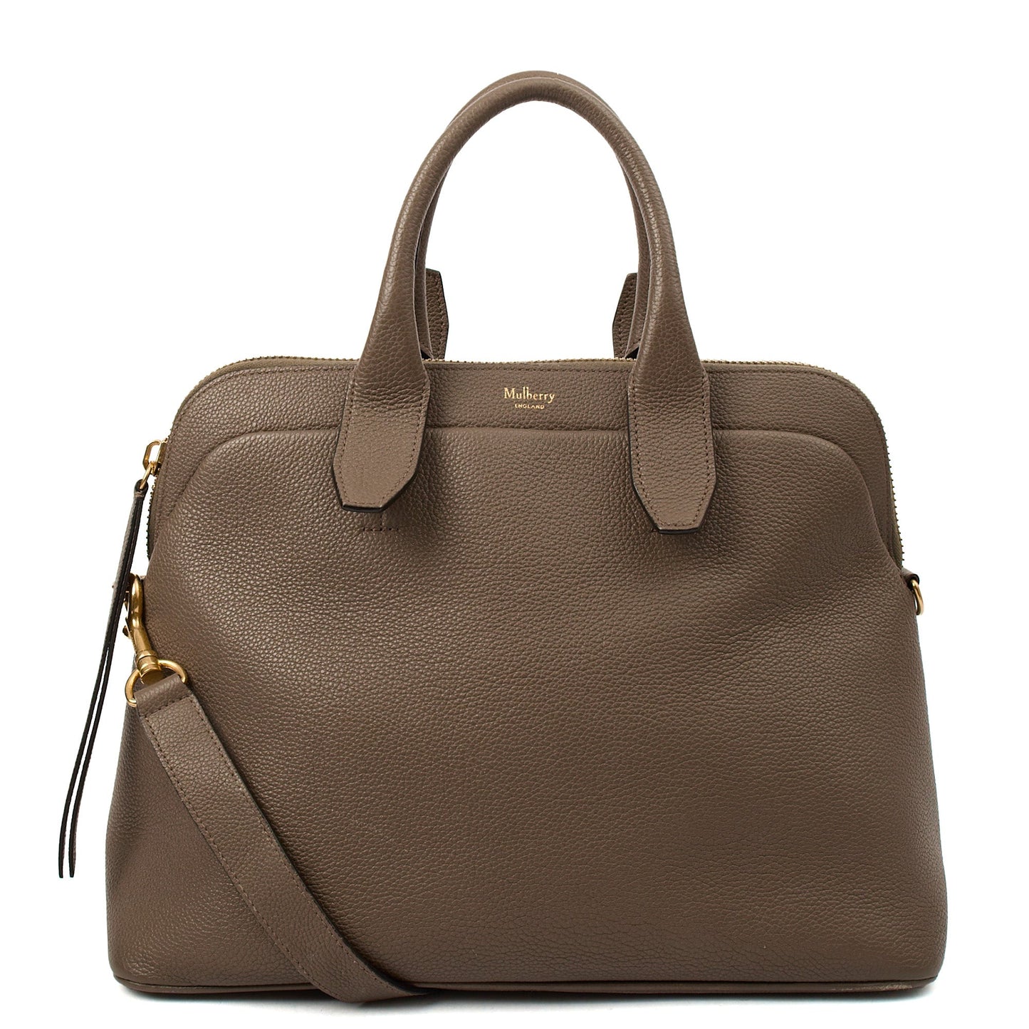 Mulberry Tote Colville in Clay, Calfskin Leather — Front View