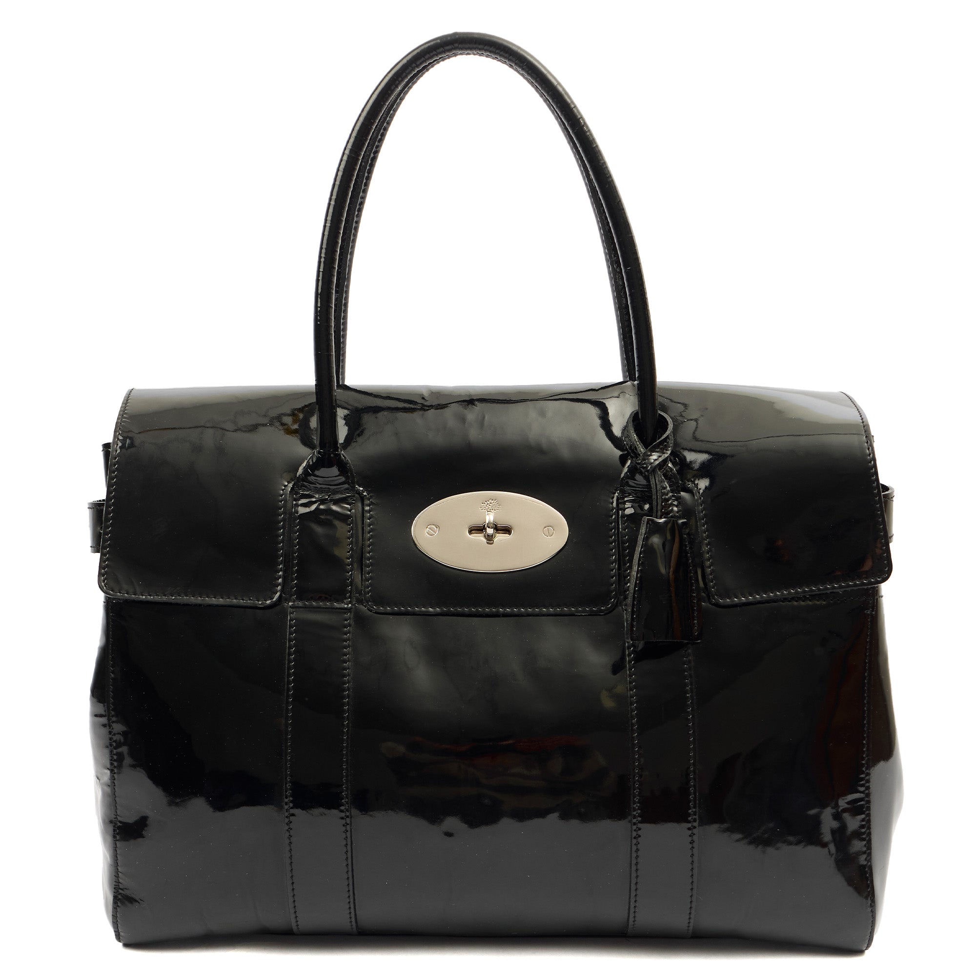 Mulberry Tote Bayswater Heritage in Black, Leather — Alternate View 7