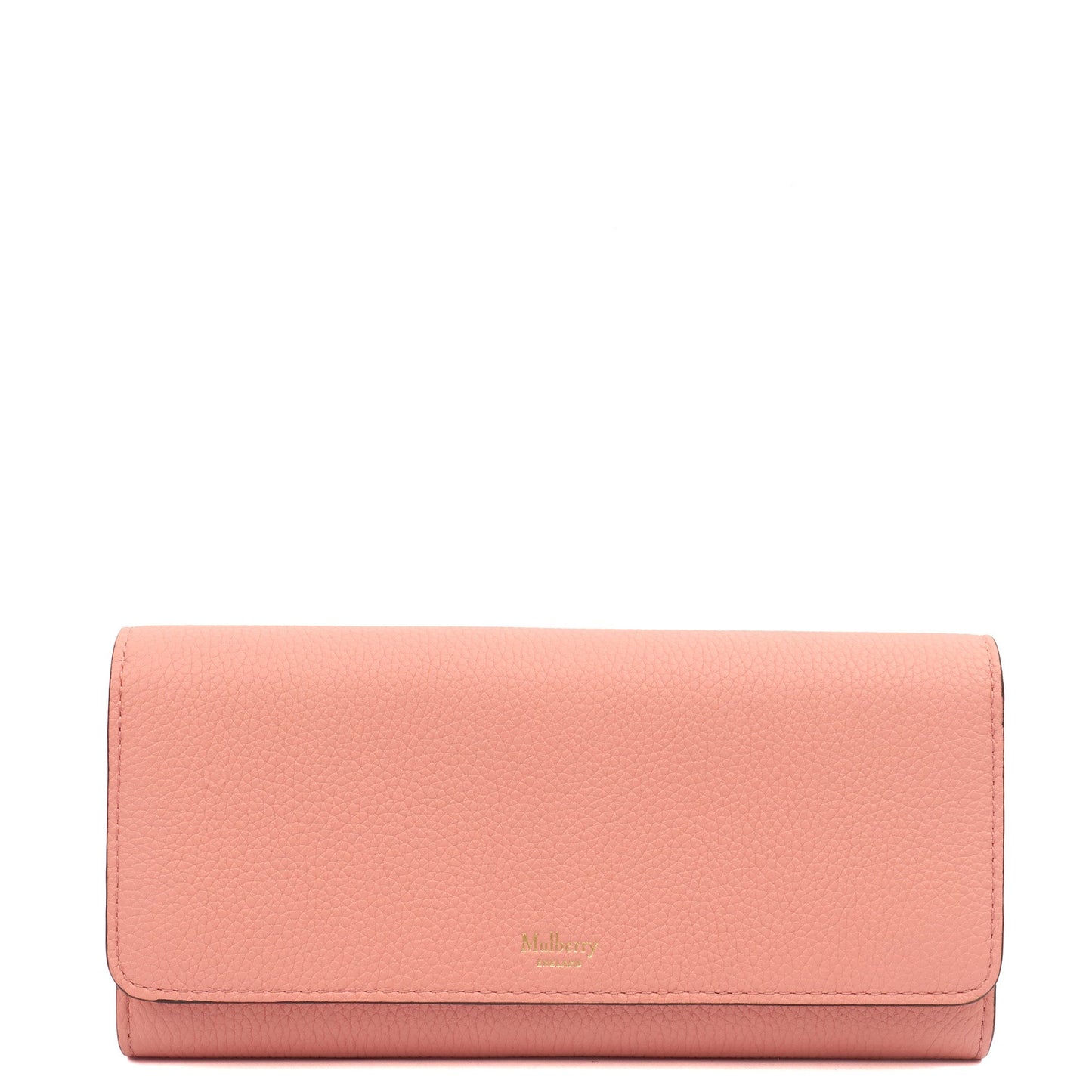 Mulberry Purse Continental Wallet  in Sorbet Pink, Leather — Front View