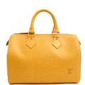 Louis Vuitton Tote Speedy 30 in Yellow, Epi Leather — Front View