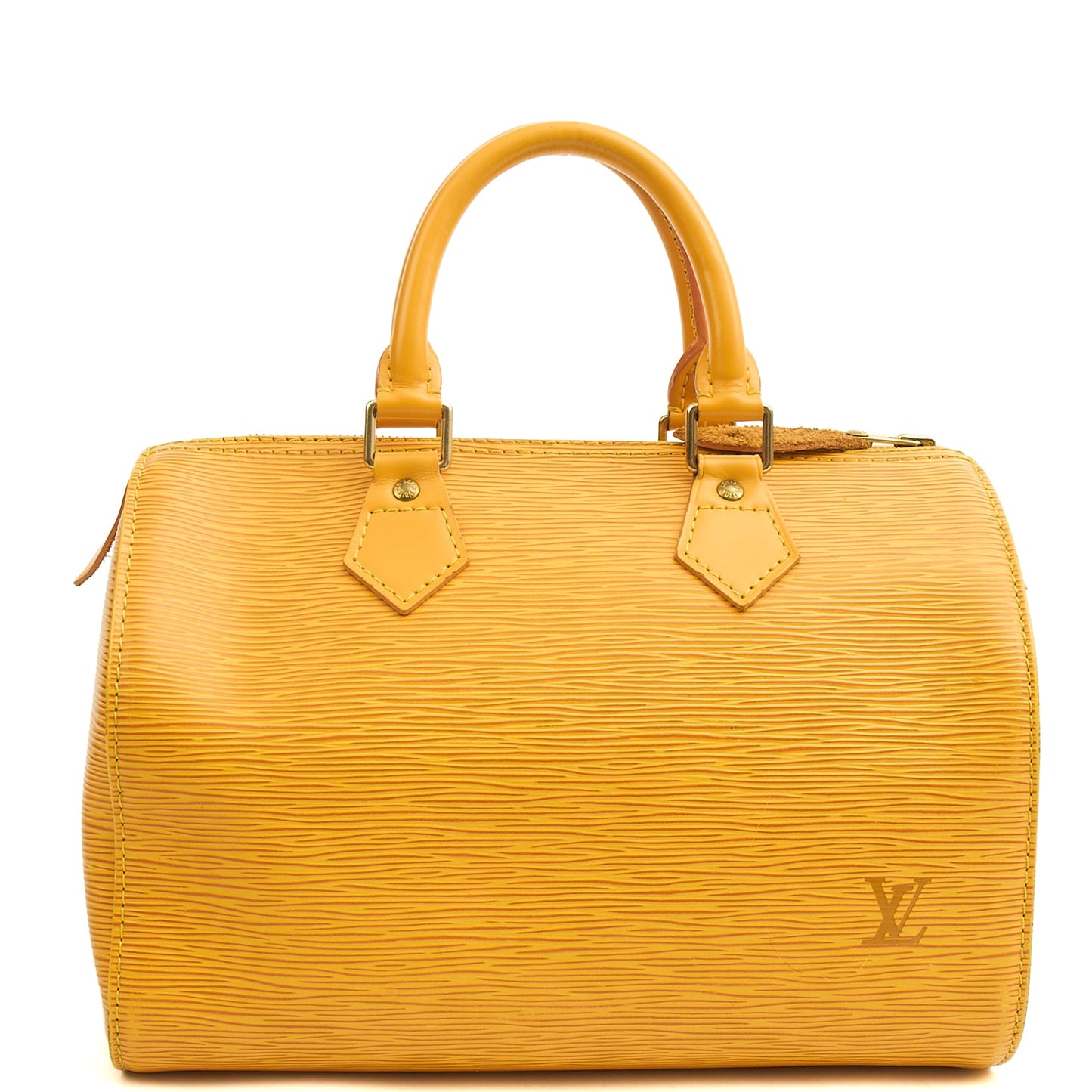 Louis Vuitton Tote Speedy 30 in Yellow, Epi Leather — Alternate View 17