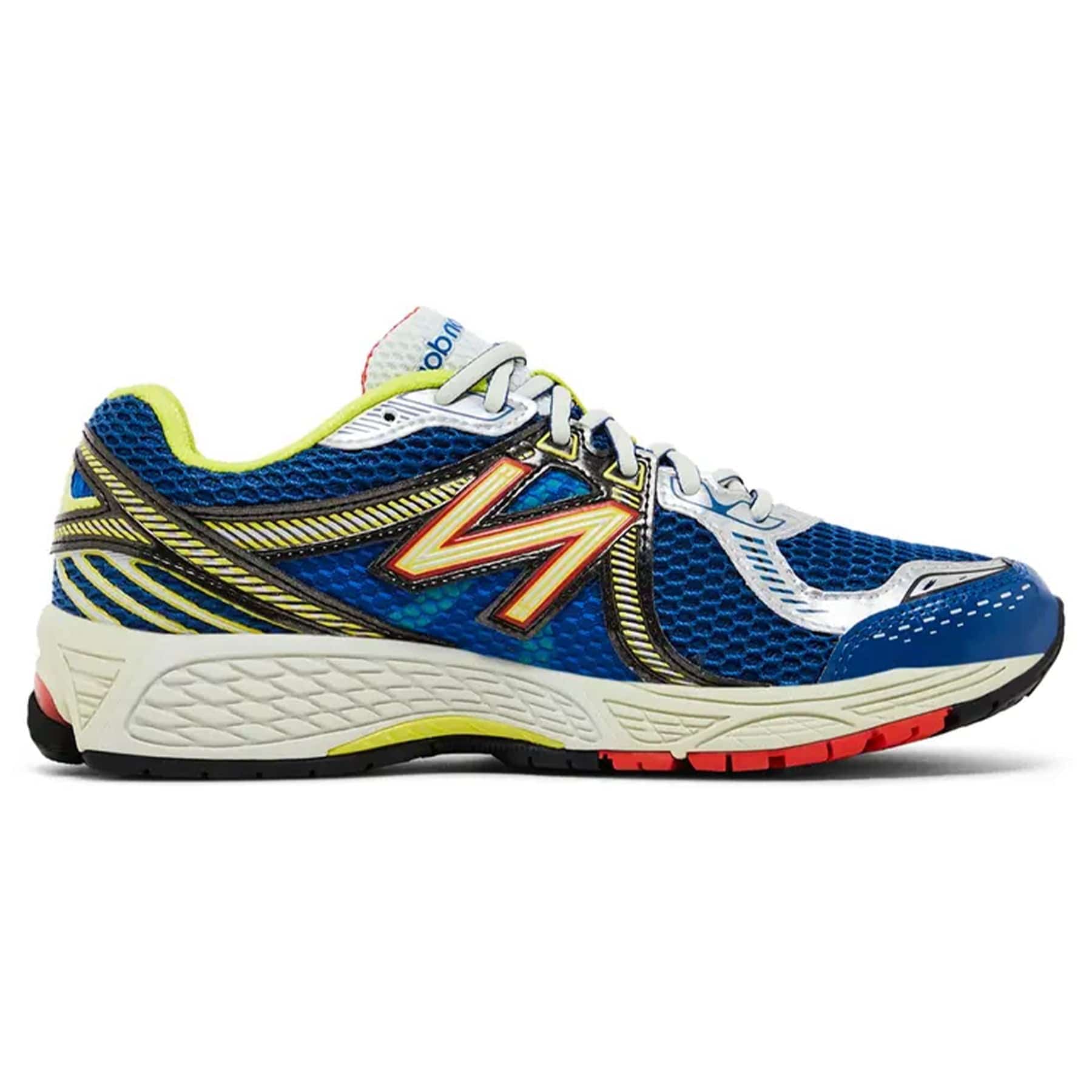 Aimé Leon Dore x New Balance 860v2 'Blue Yellow' — UK 3.5 | EU 36 | US 4 — Side View