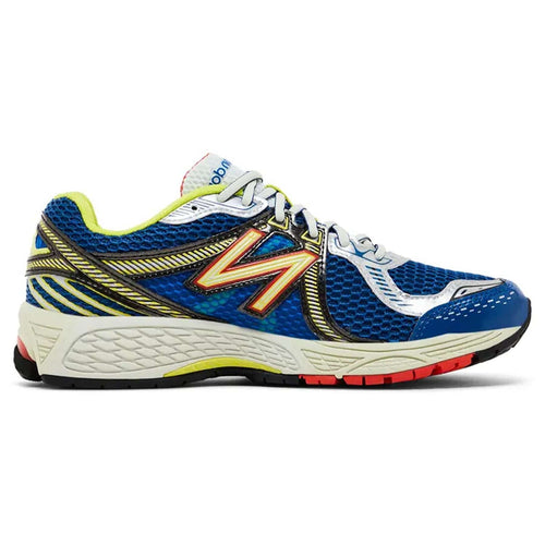 Aimé Leon Dore x New Balance 860v2 'Blue Yellow' — UK 3.5 | EU 36 | US 4 — Side View