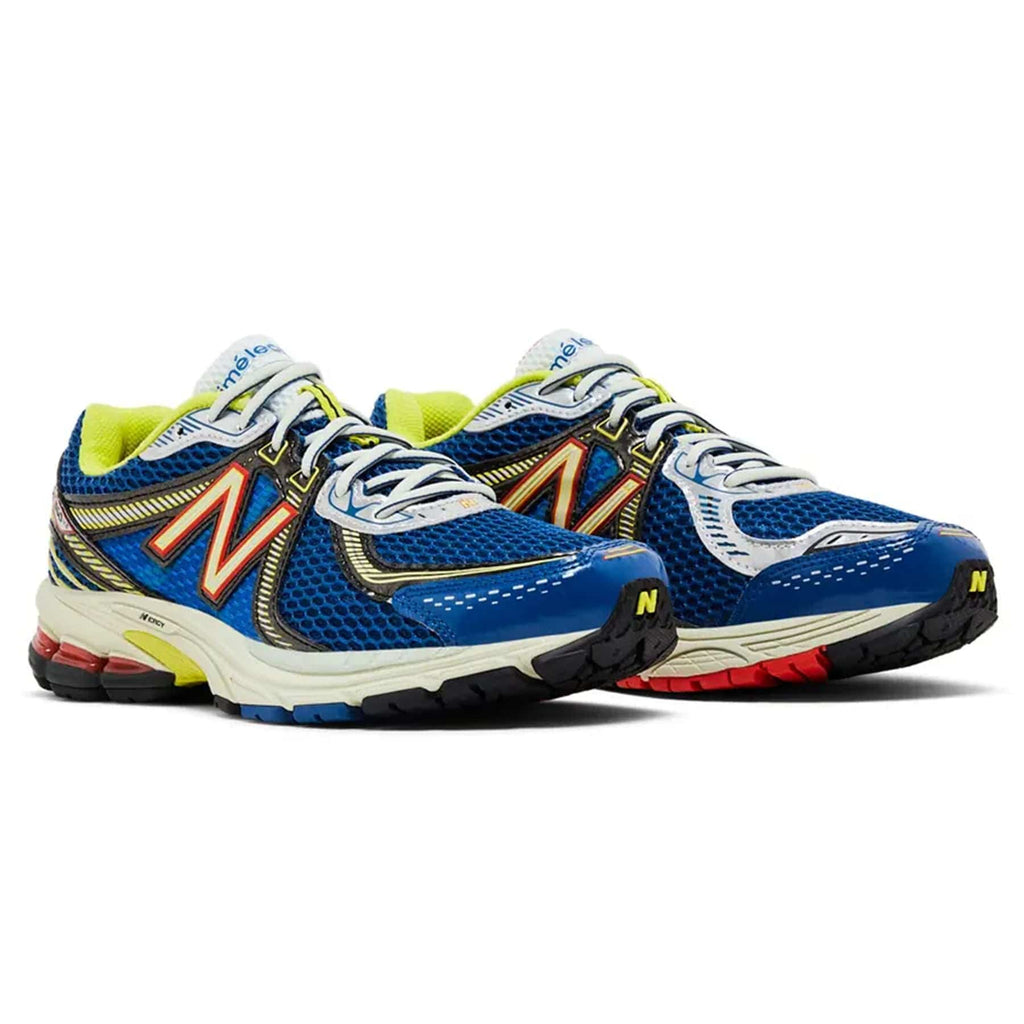 Aimé Leon Dore x New Balance 860v2 'Blue Yellow' — UK 3.5 | EU 36 | US 4 — Top View