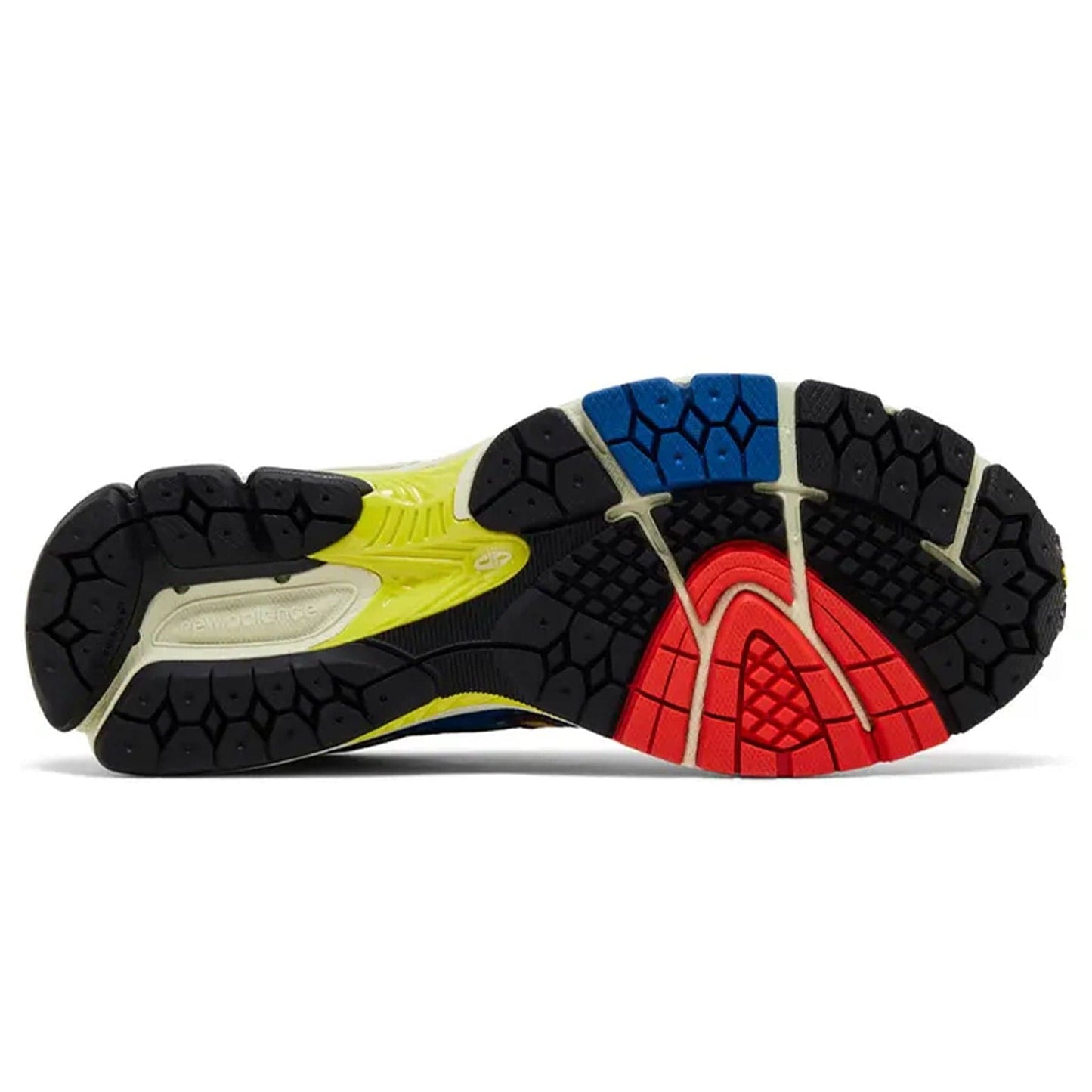 Aimé Leon Dore x New Balance 860v2 'Blue Yellow' — UK 3.5 | EU 36 | US 4 — Back View