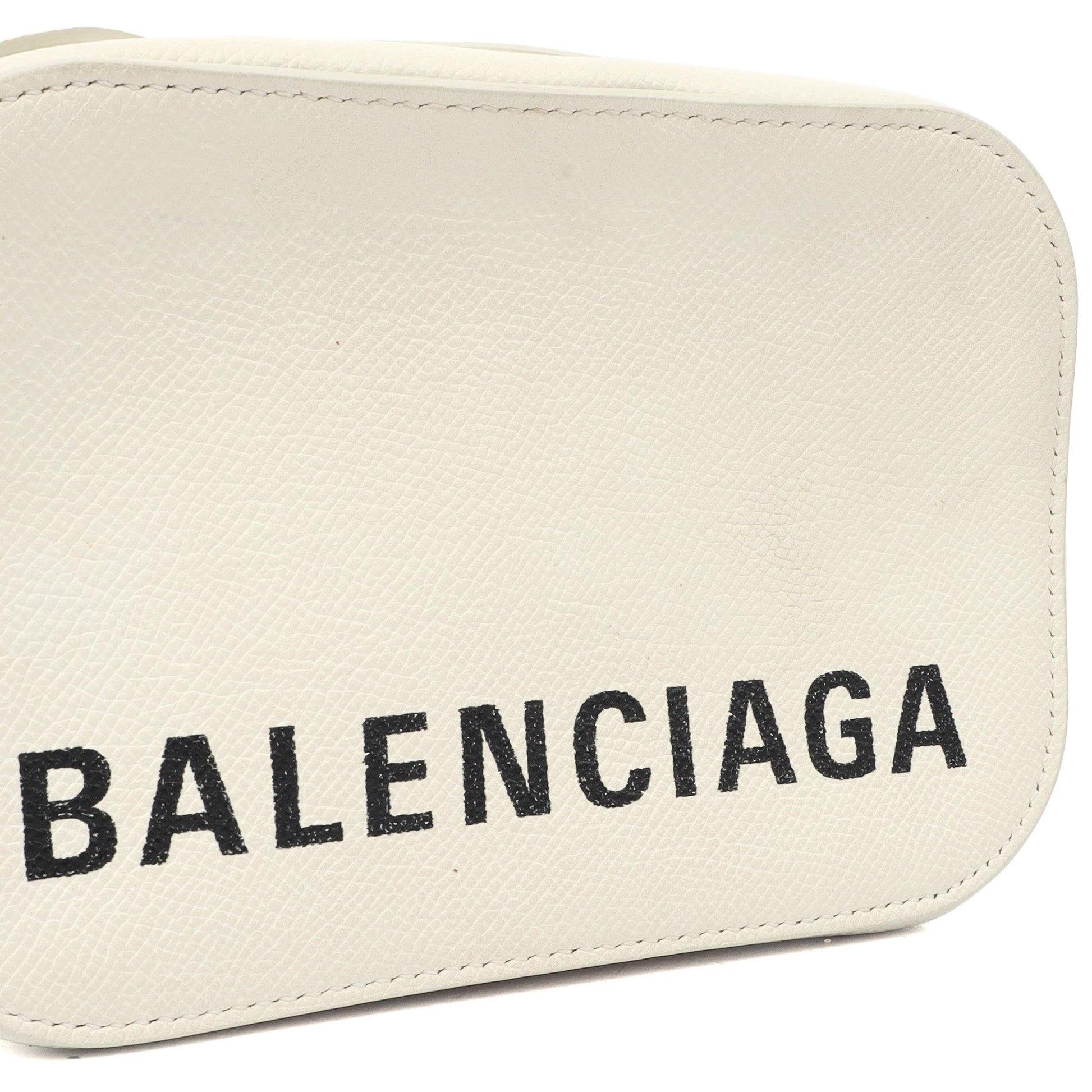 Balenciaga Cross Body Ville XS Camera Bag in White, Veau (Calfskin) — Alternate View 12
