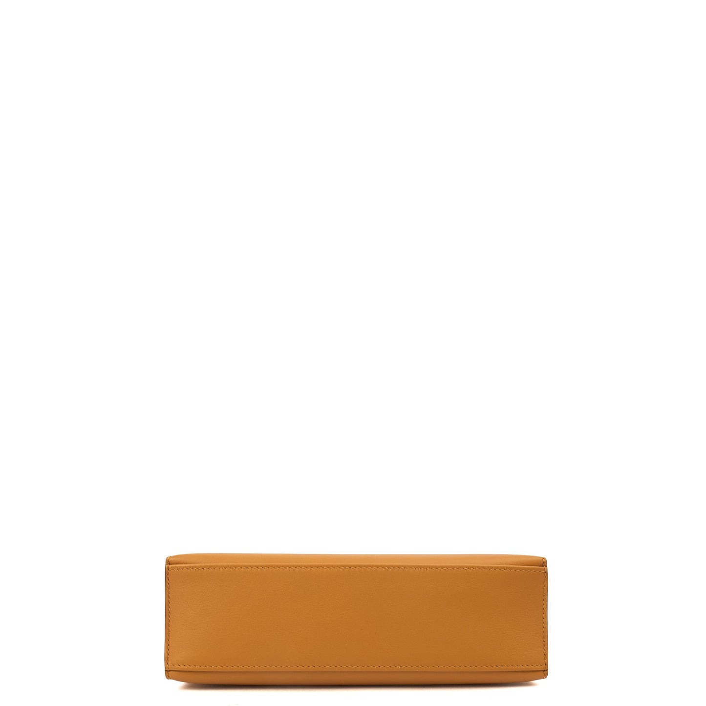 Hermes Mini Bag Kelly Pochette in Sesame, Swift Leather — Top View