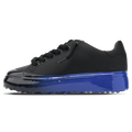 MALLET GRFTR Lite Men's Black Blue Ombre Dip Leather Trainers — UK 05 — Size Black — Front View