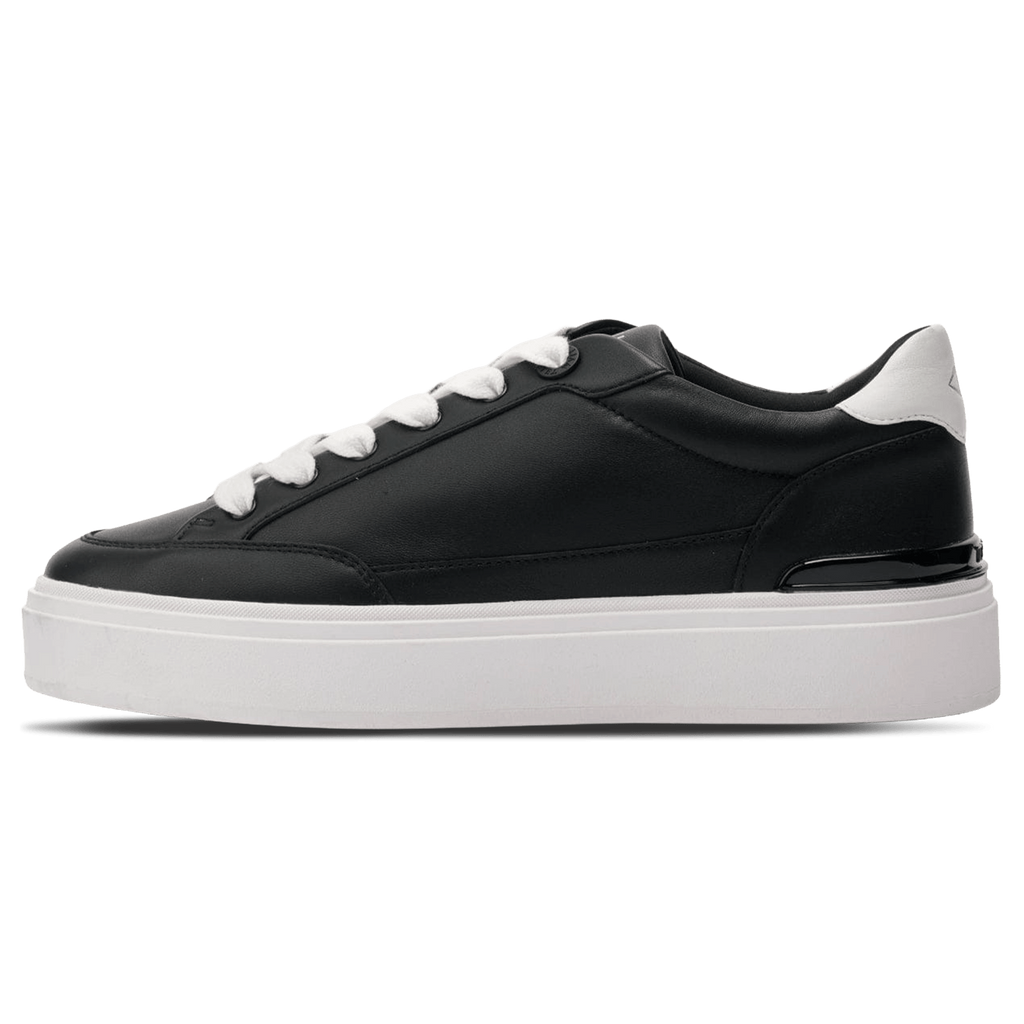 MALLET Lansbury Men's Black Nappa Leather Trainers — UK 05 — Size Black — Front View
