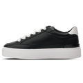 MALLET Lansbury Men's Black Nappa Leather Trainers — UK 05 — Size Black — Front View