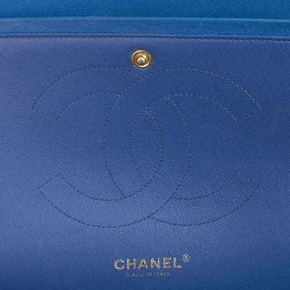 Chanel Shoulder Bag Jumbo - Double Flap in Navy, Patent Leather — Alternate View 11
