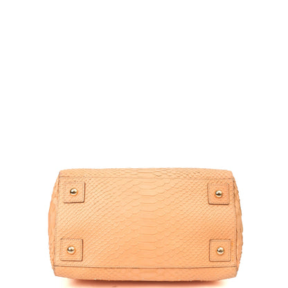 Mulberry Tote Cecily Tote in Coral Orange, Exotic Effect Leather — Alternate View 10