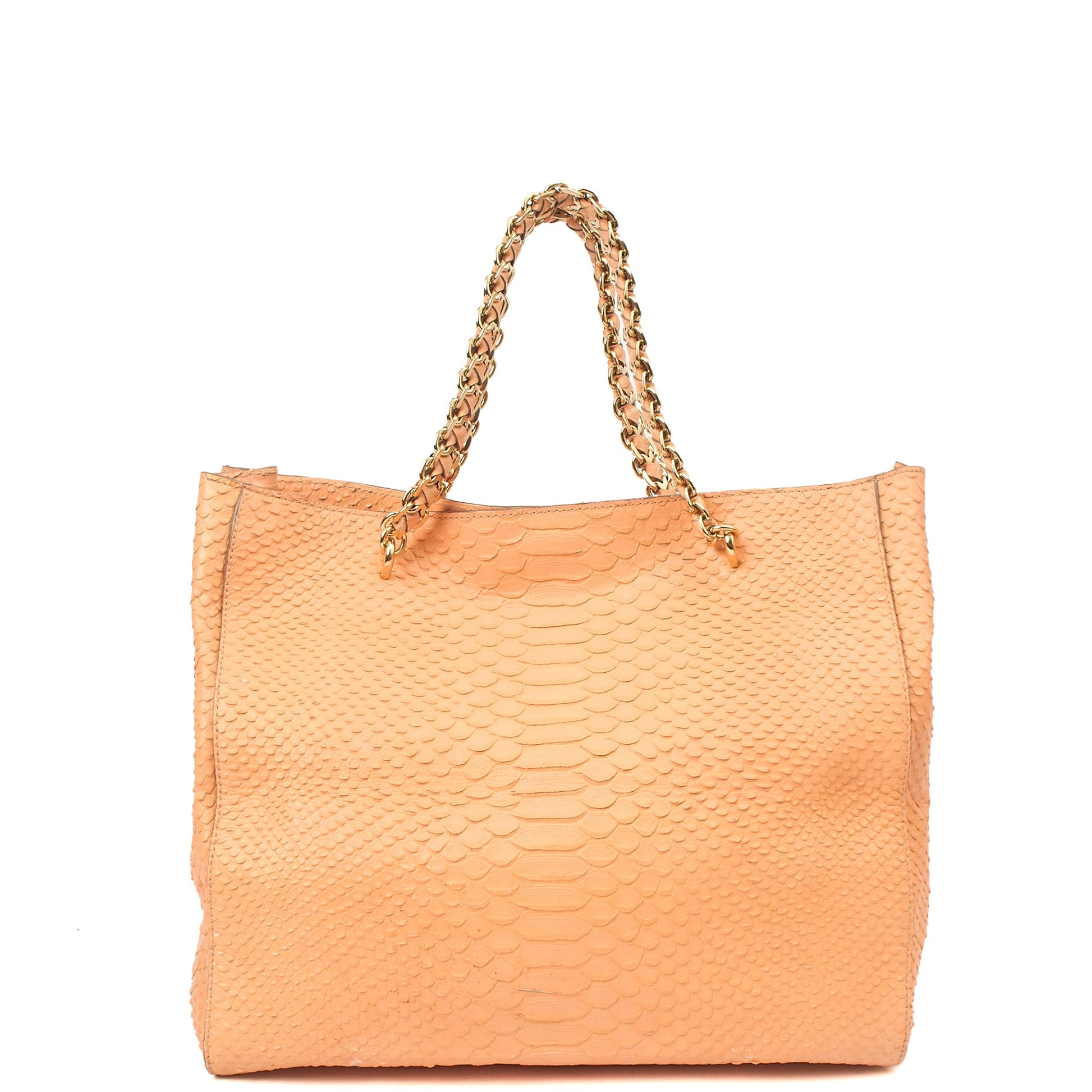 Mulberry Tote Cecily Tote in Coral Orange, Exotic Effect Leather — Alternate View 9
