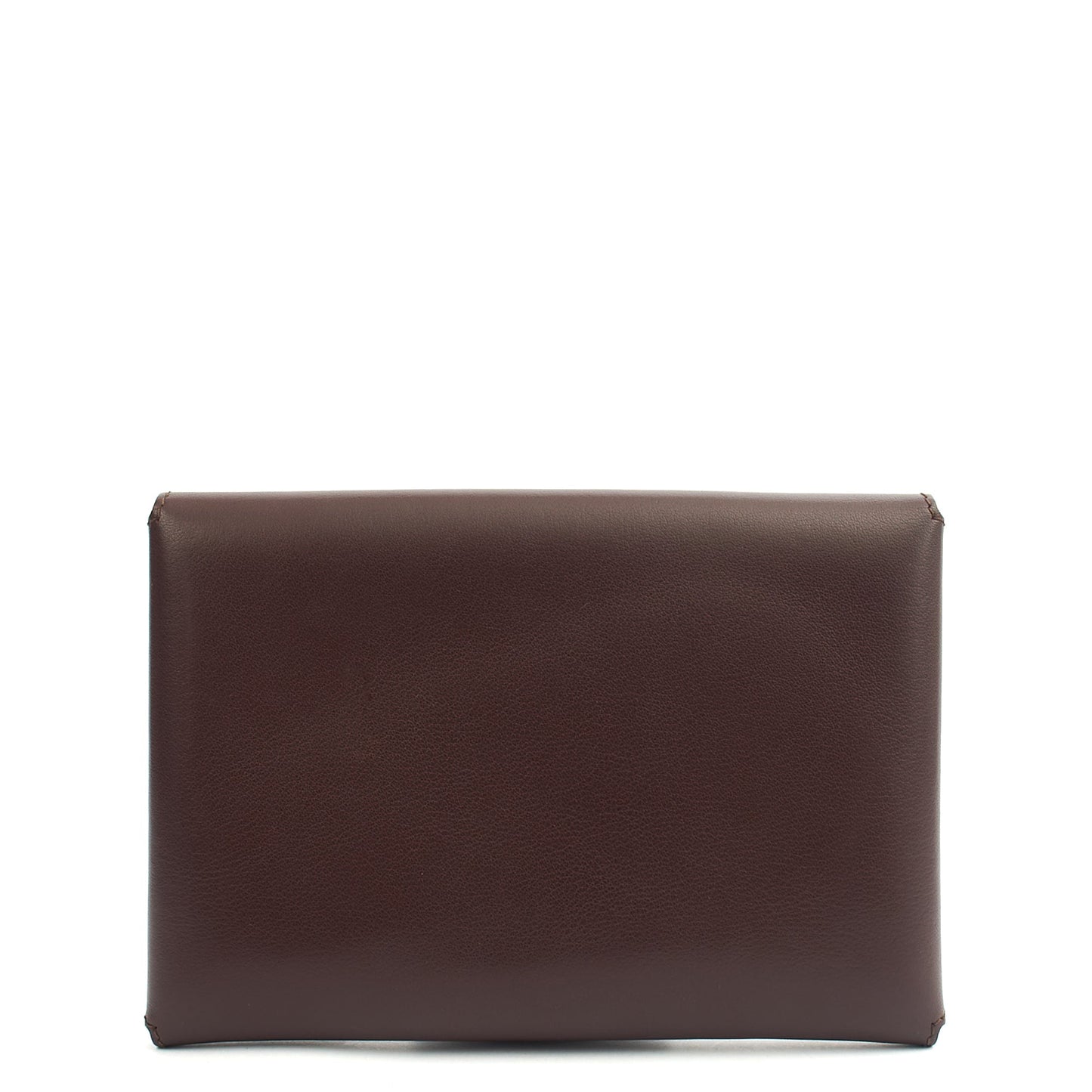 Mulberry Clutch Studded Pouch in Oxblood, Leather — Back View