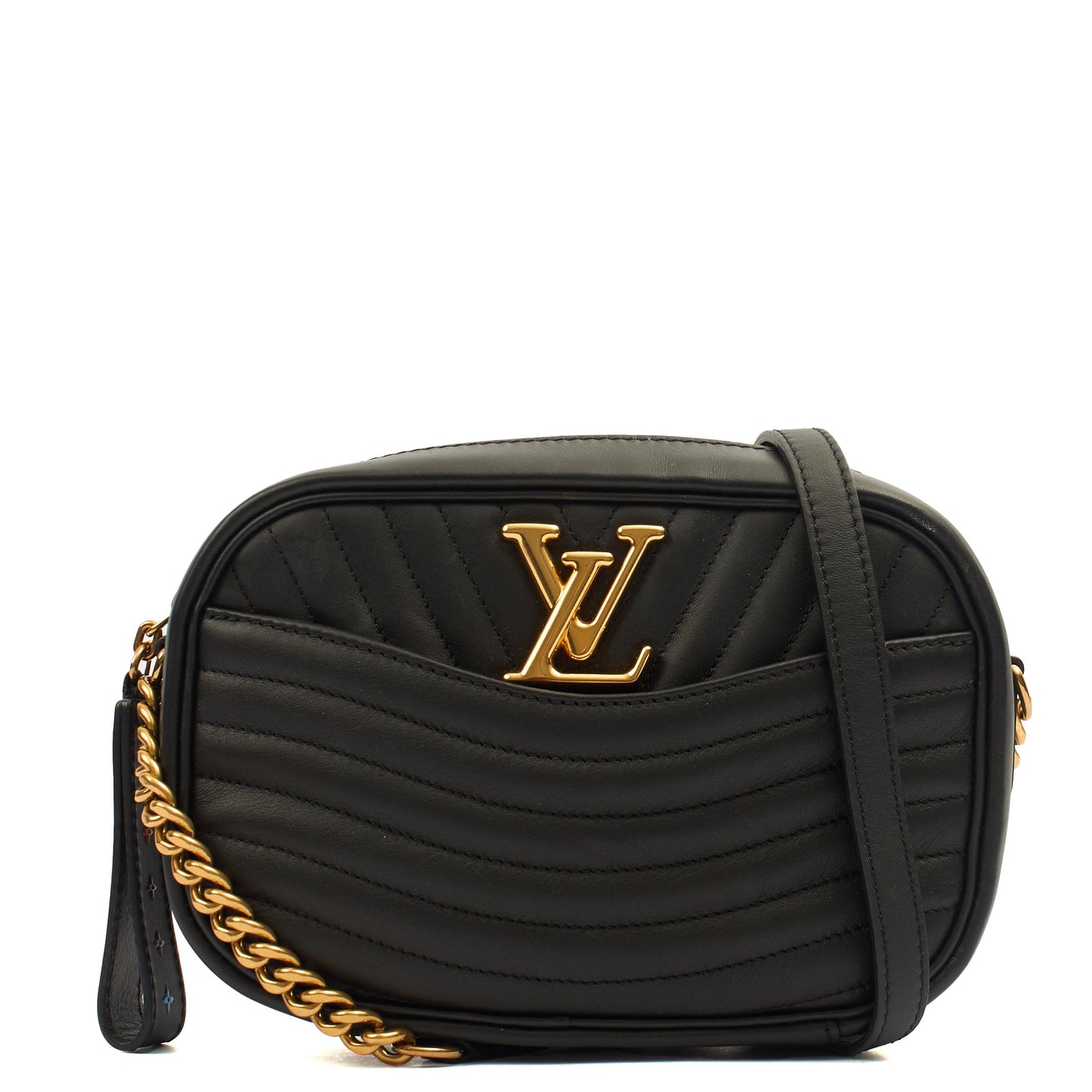 Louis Vuitton Cross Body New Wave PM Chain Bag  in Black, Leather — Alternate View 17
