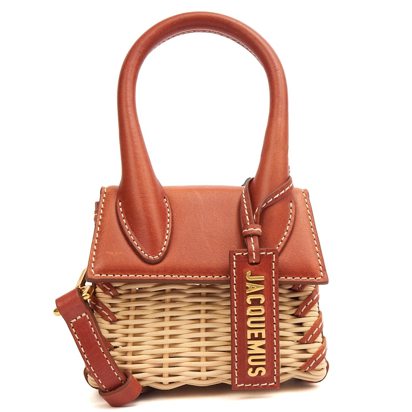 Jacquemus Mini Bag Le Chiquito in Neutral, Other — Alternate View 15