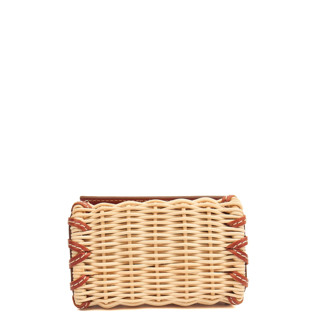 Jacquemus Mini Bag Le Chiquito in Neutral, Other — Top View