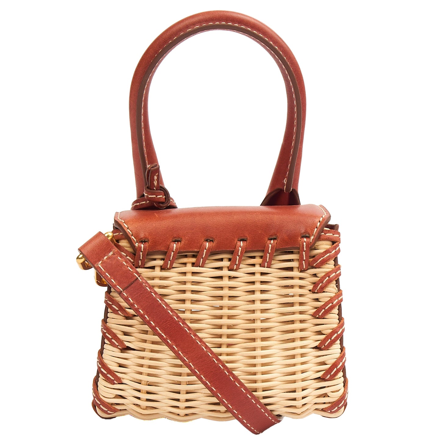 Jacquemus Mini Bag Le Chiquito in Neutral, Other — Alternate View 10
