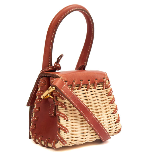 Jacquemus Mini Bag Le Chiquito in Neutral, Other — Side View