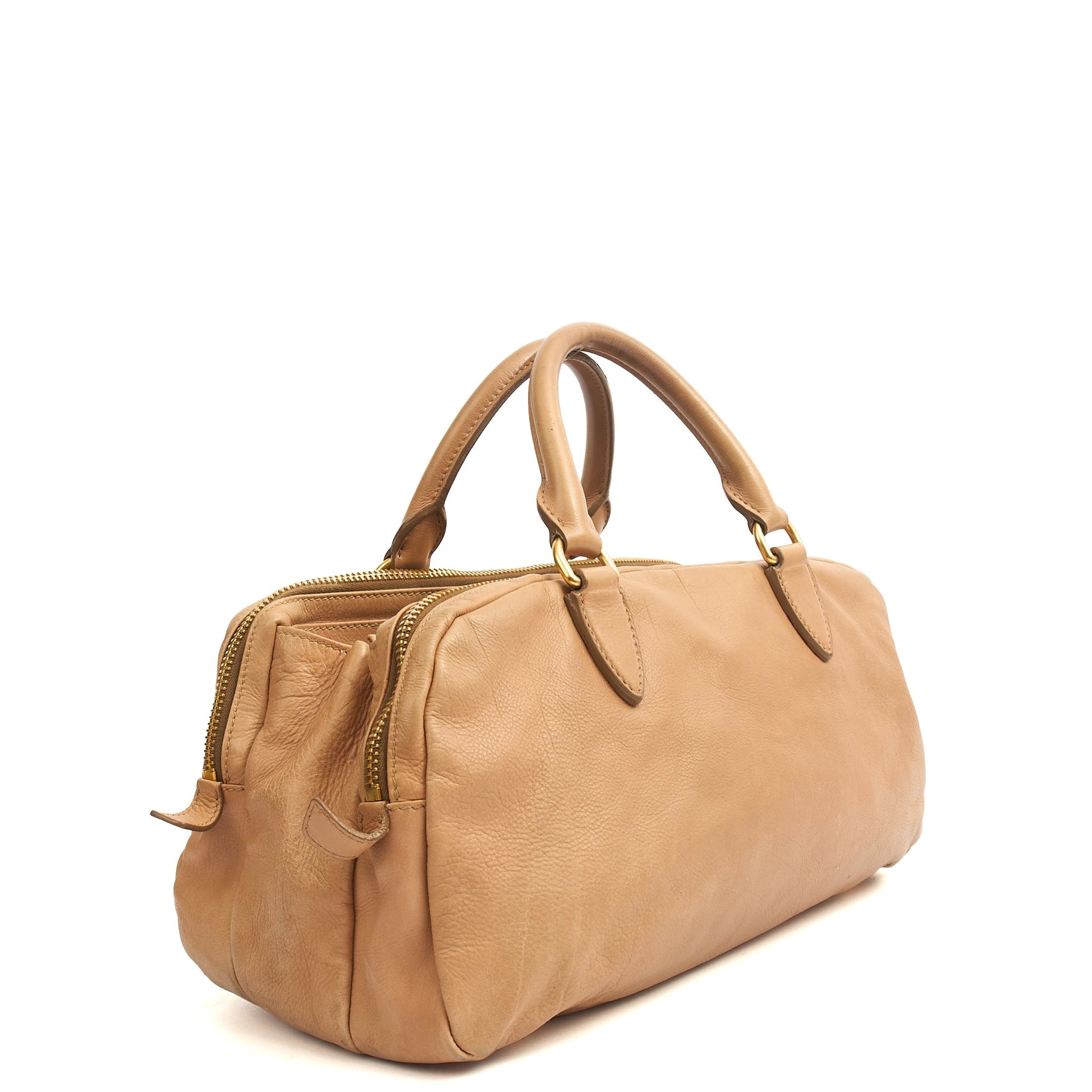 Miu Miu Tote in Neutral, Leather — Alternate View 9