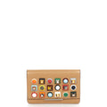 Fendi Cross Body Wallet on Chain  in Neutral, Leather — Front View