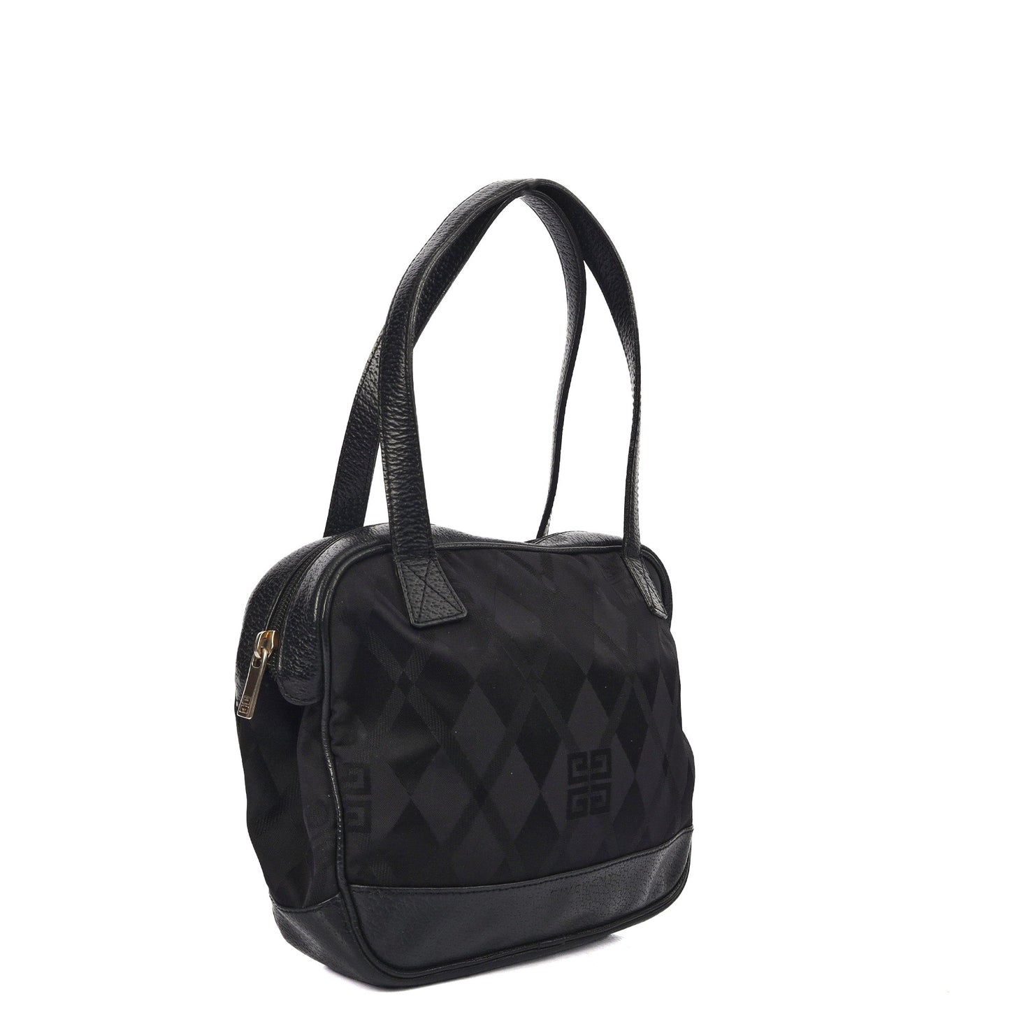 Givenchy Shoulder Bag Shoulder Bag in Black, Fabric — Side View