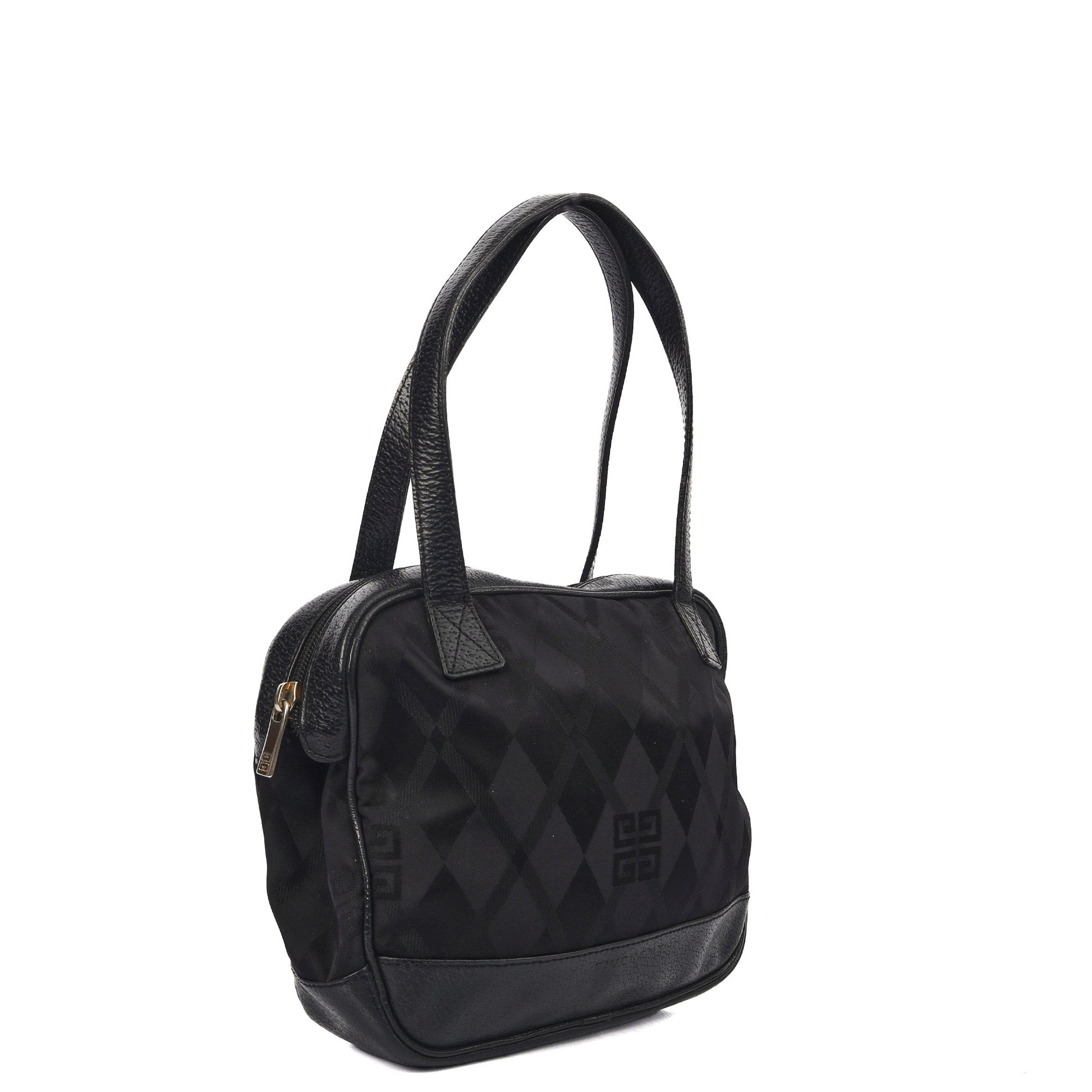 Givenchy Shoulder Bag Shoulder Bag in Black, Fabric — Side View