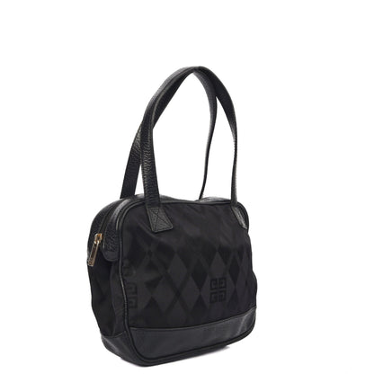 Givenchy Shoulder Bag Shoulder Bag in Black, Fabric — Side View