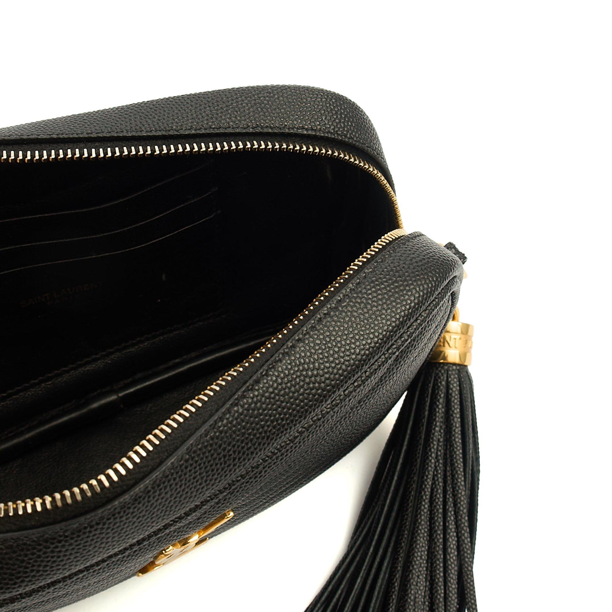 Saint Laurent Cross Body Lou - Mini in Black, Leather — Alternate View 7