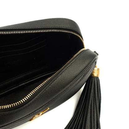 Saint Laurent Cross Body Lou - Mini in Black, Leather — Alternate View 7