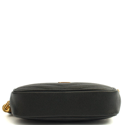 Saint Laurent Cross Body Lou - Mini in Black, Leather — Alternate View 11